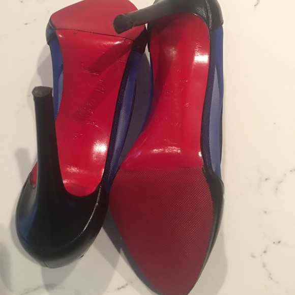 louboutin mesh heels